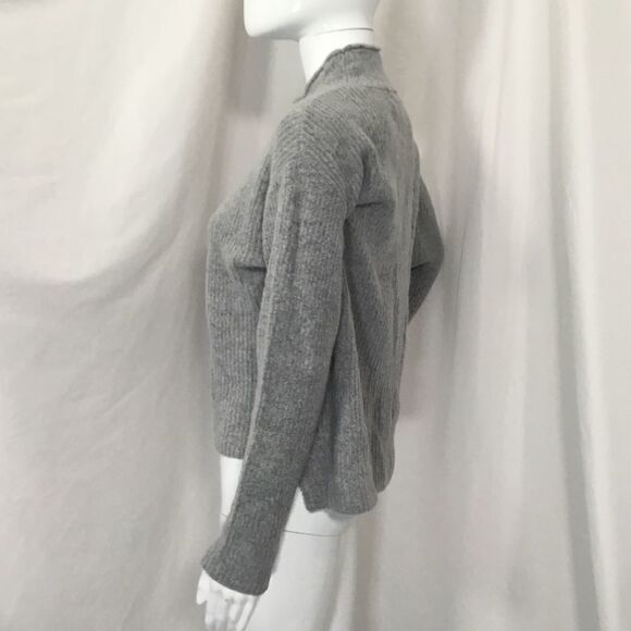 Cotton Emporium Mock Neck High Low Sweater (H6) - Picture 2 of 6